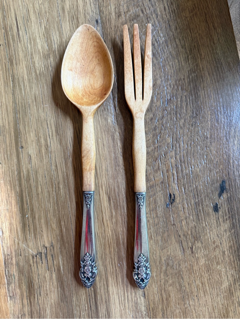 Oneida Prestige Distinction Silverplate Salad Set Circa 1951